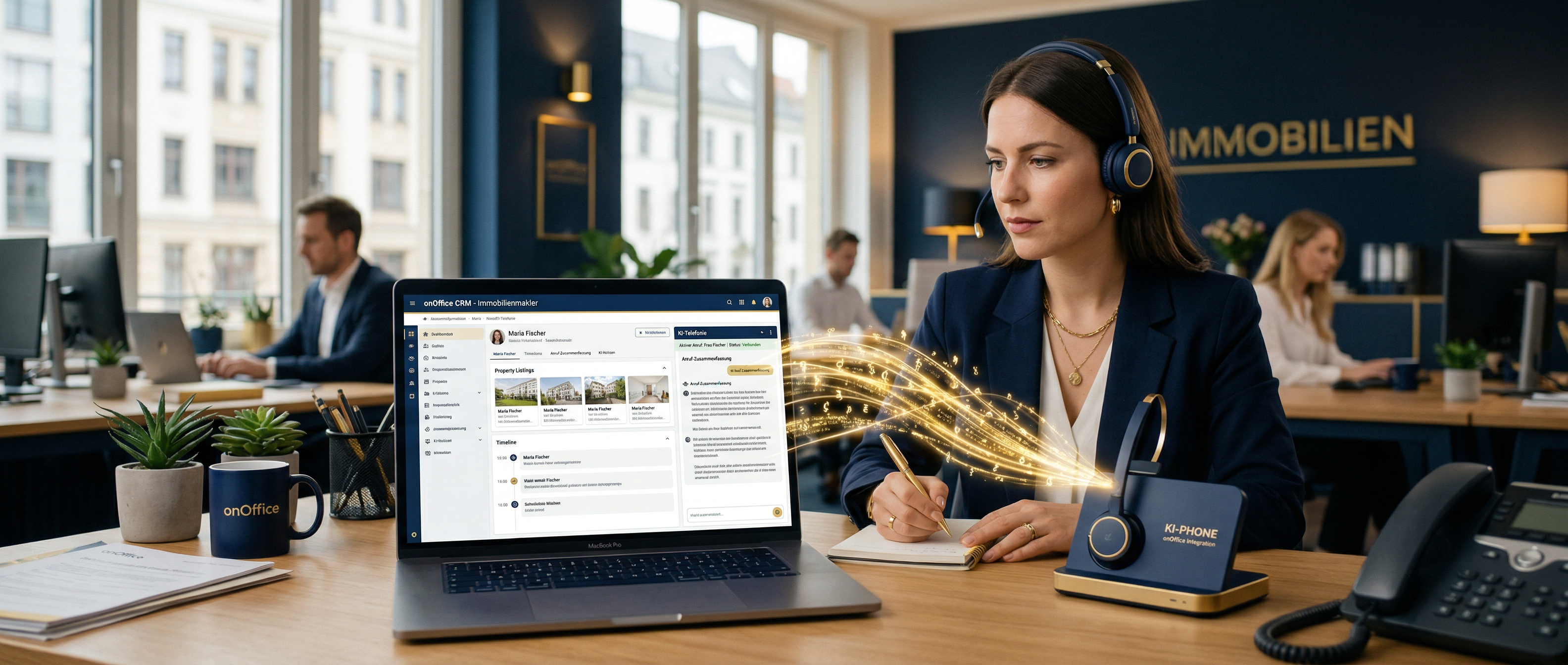 onOffice + KI-Telefonagent: So funktioniert die tiefste CRM-Integration am Markt